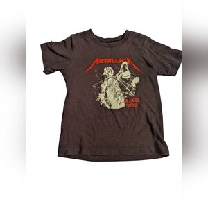 Metallica And Justice For All Toddler Tee 3T Black Band T-Shirt Unisex Kids